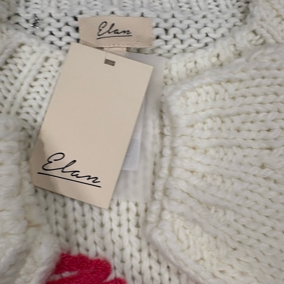 Elan Heart Crewneck Sweater | size: L - Picture 4 of 7